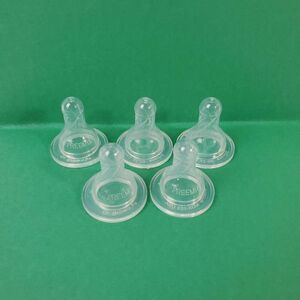 5 - Dr. Brown's Nipples preemie, Clear
